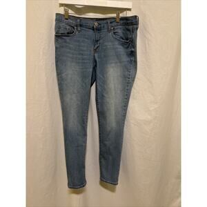 Aeropostale Mid Rise Ankle Jegging Light Wash Denim Jeans Womens Size 12 Reg
